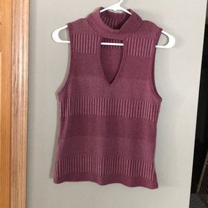 Sweater tank top